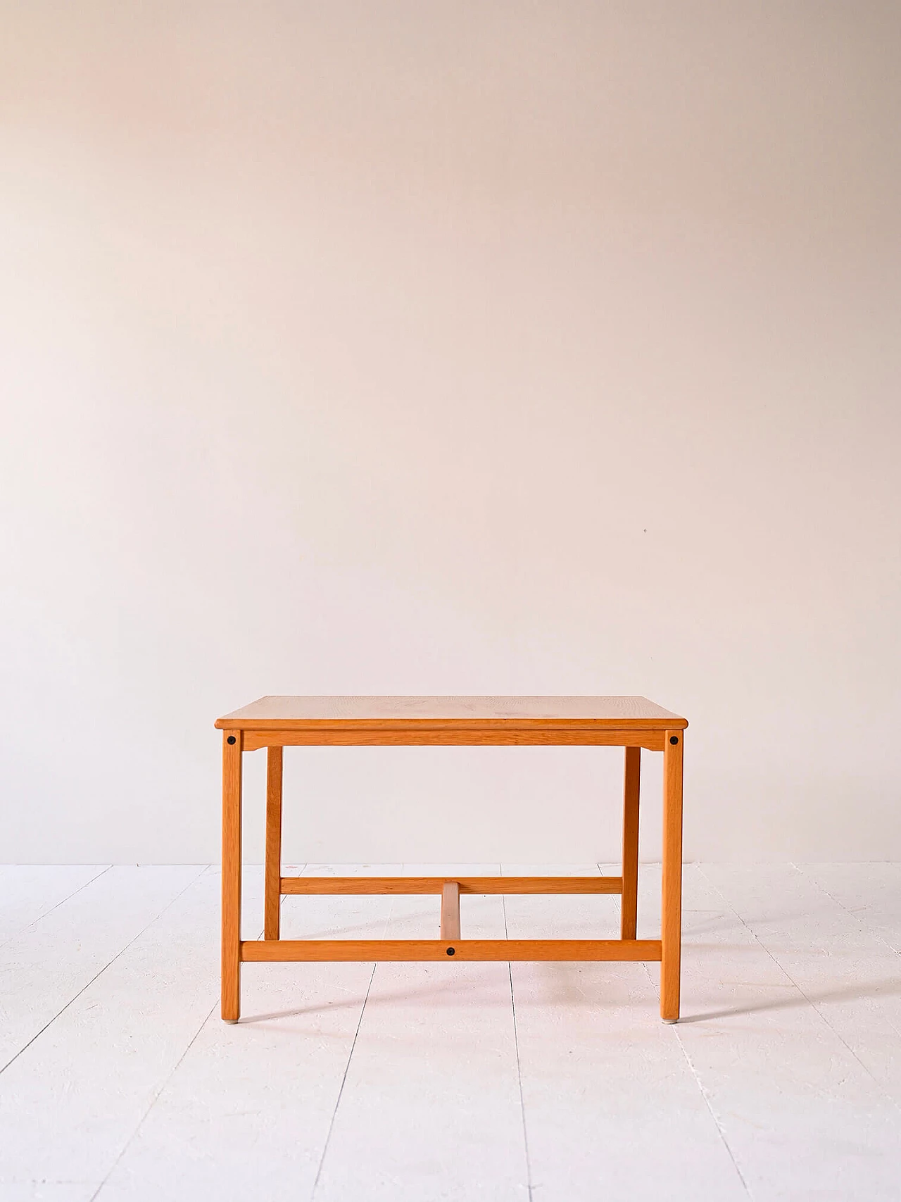 Tavolino in legno di rovere, anni '60 3