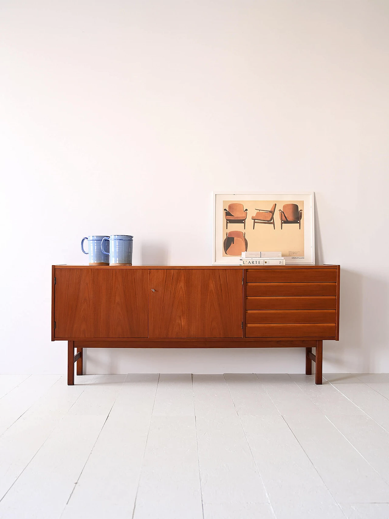 Teak sideboard by Erik Worts for Ikea, 1960s 1