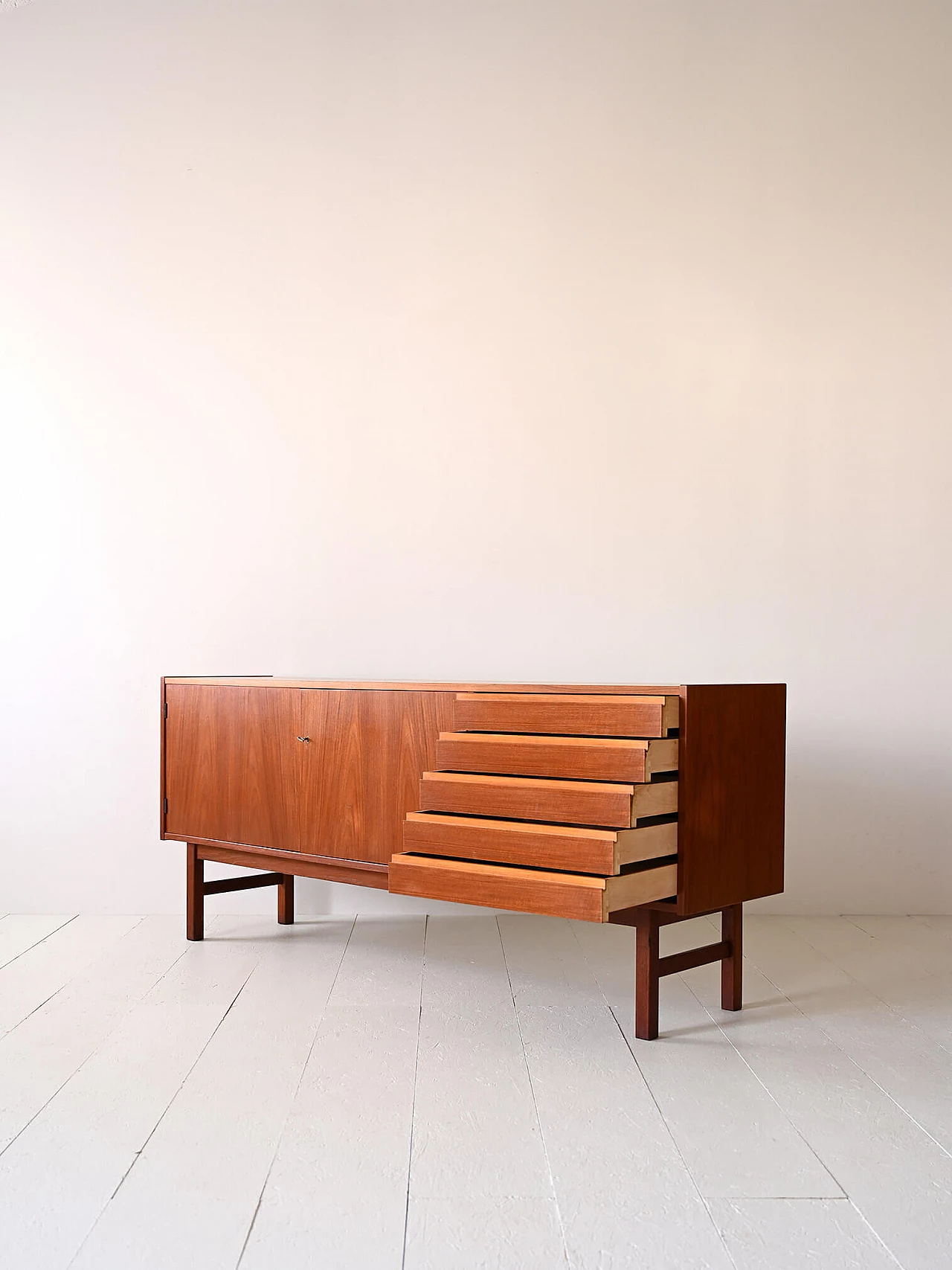 Teak sideboard by Erik Worts for Ikea, 1960s 6