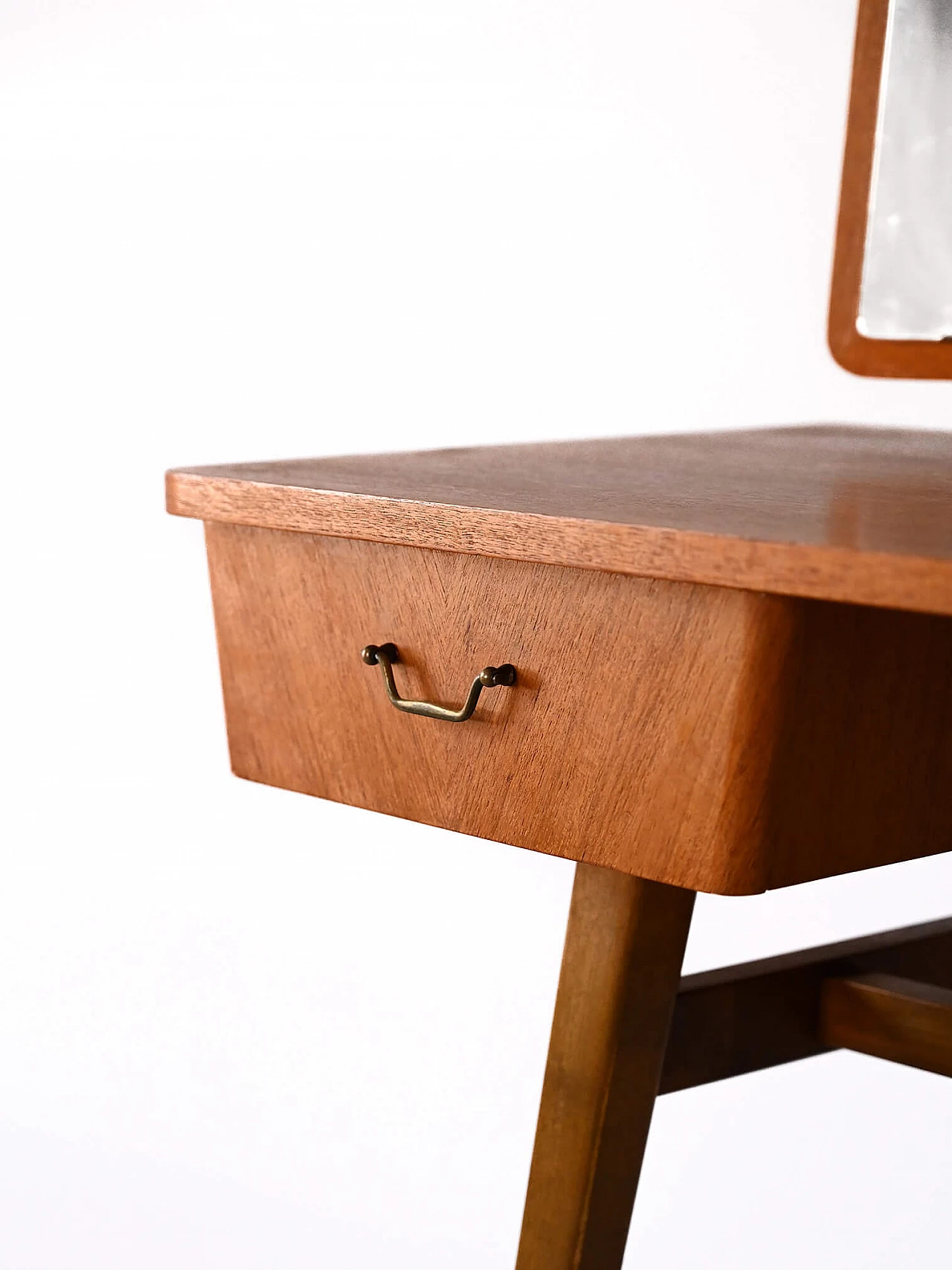 Teak dressing table with mirrors, 1950s 5