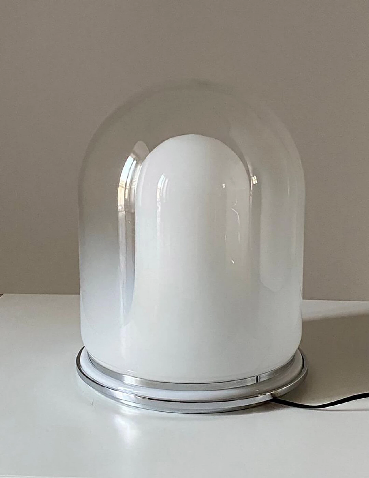 Space age table lamp in Murano glass by Carlo Nason, 1960s 12