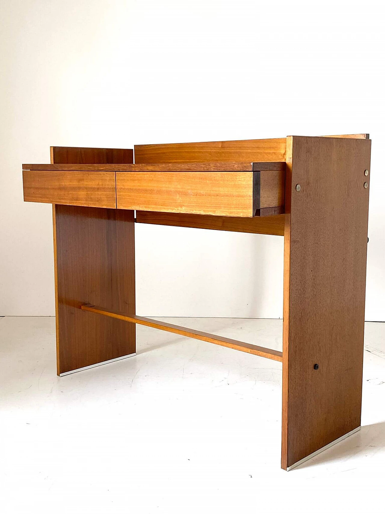Solid rosewood desk by MIM Rome, 1970s 2