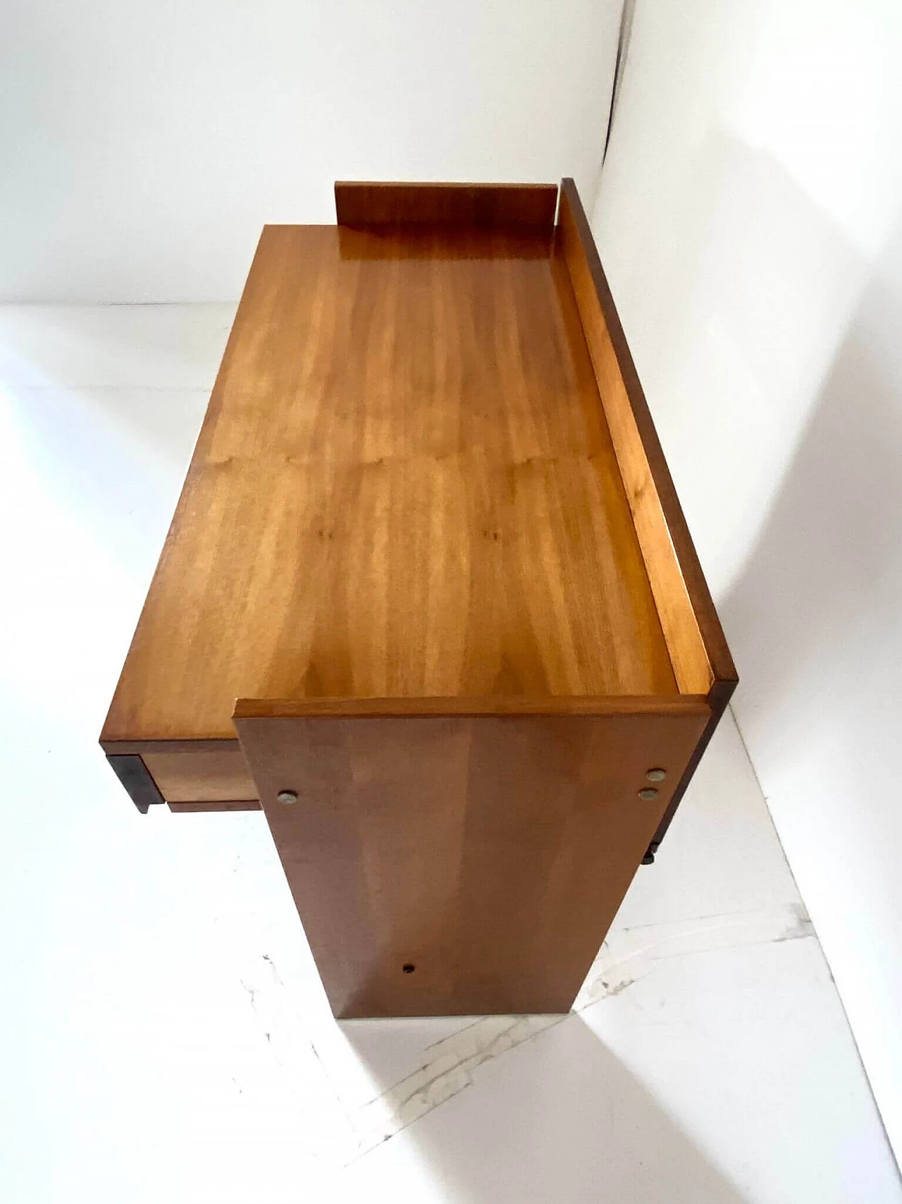 Solid rosewood desk by MIM Rome, 1970s 13