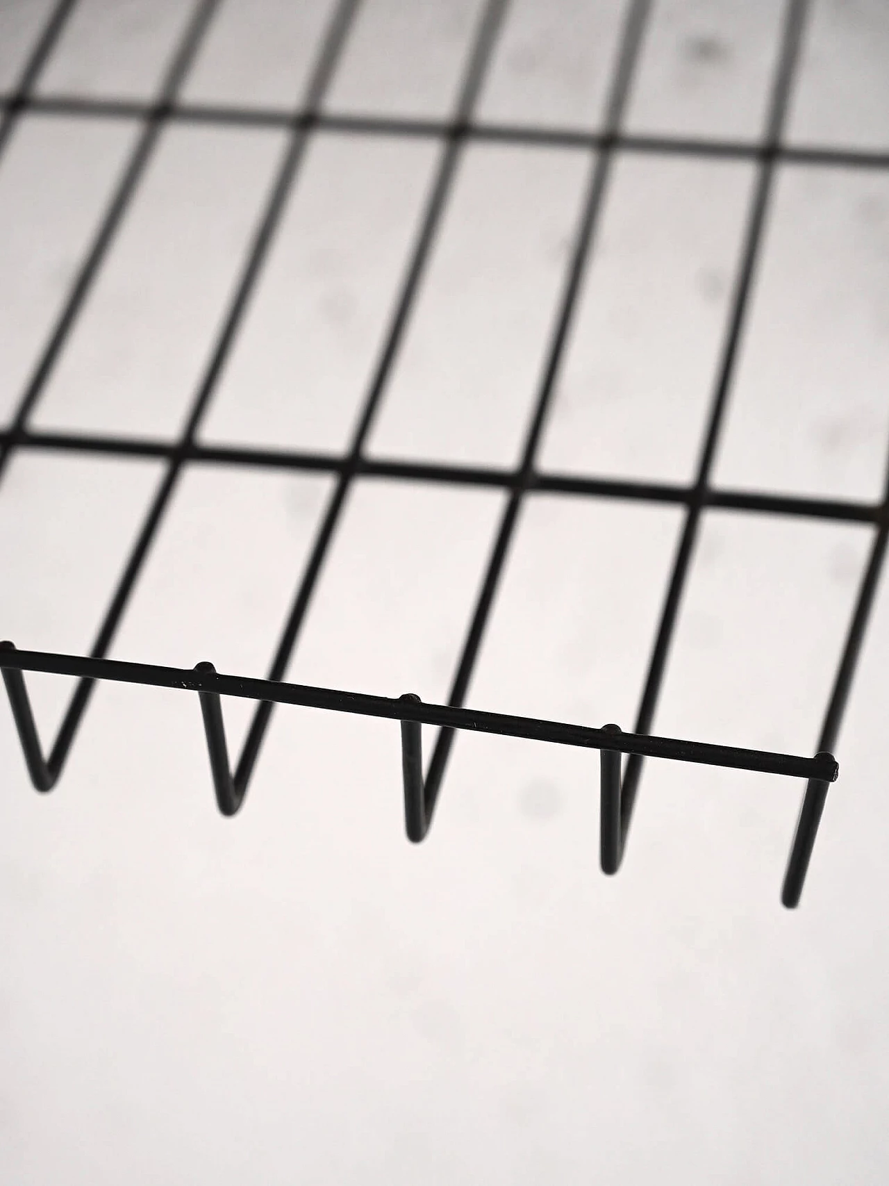 Hanging bedside table in teak and metal, 1960s 8