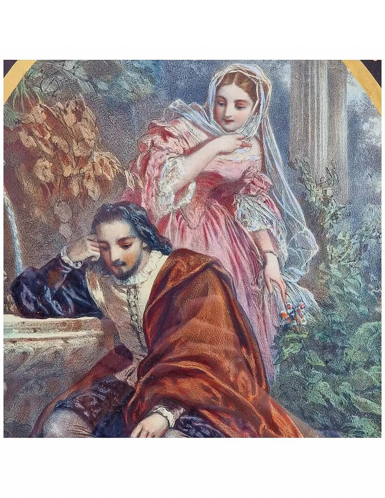 4 Litografie acquarellate di Gustav Bartsch, seconda metà dell'800 8