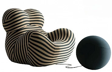 UP 50 armchair and pouf by Gaetano Pesce for B&B Italia