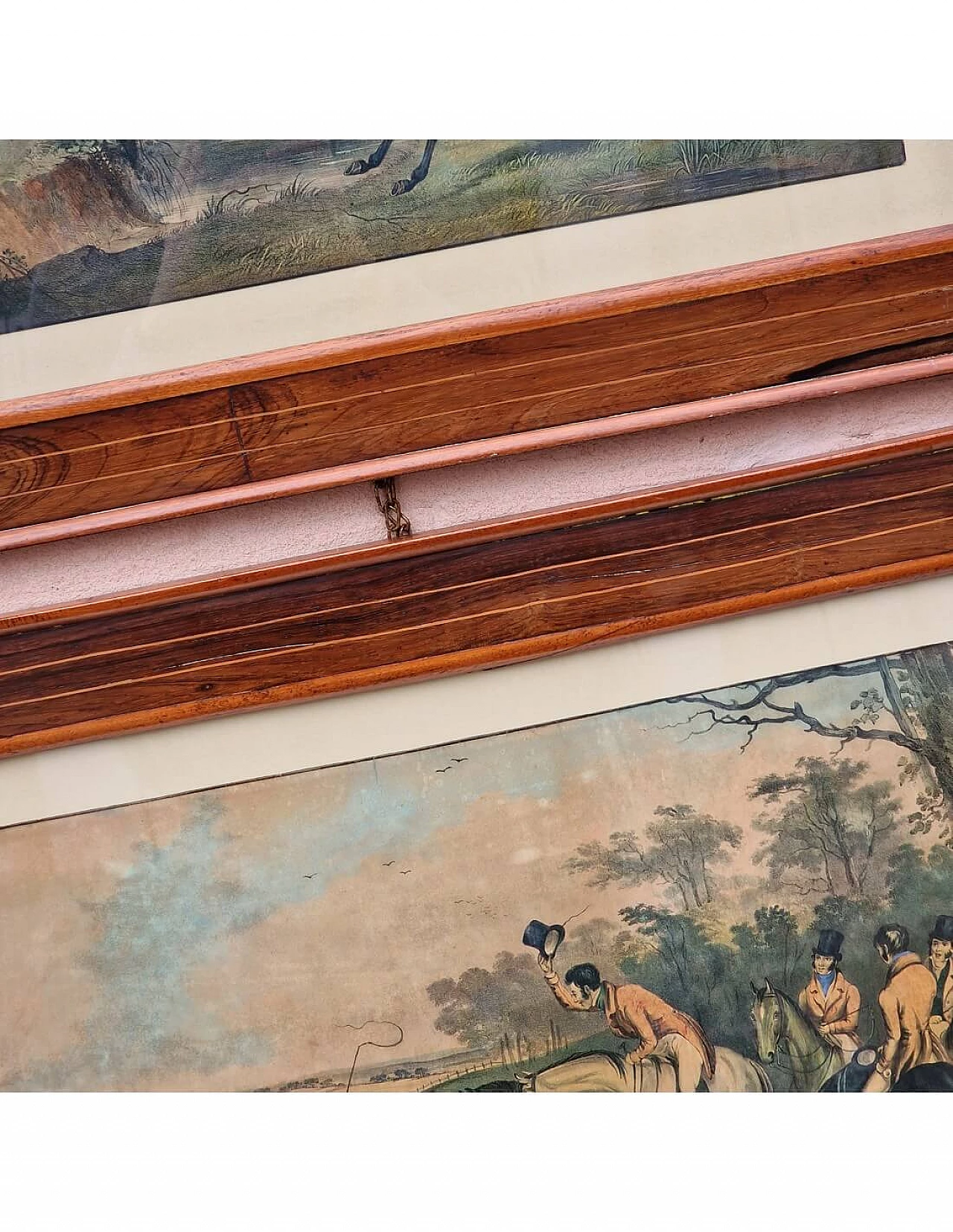 4 Incisioni ad acquatinta con caccia alla volpe di H. T. Alken, metà '800 5