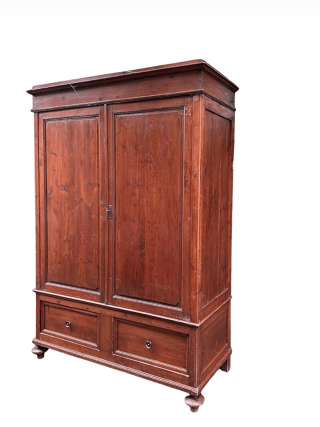 Armadio in abete biondo, fine '800 9