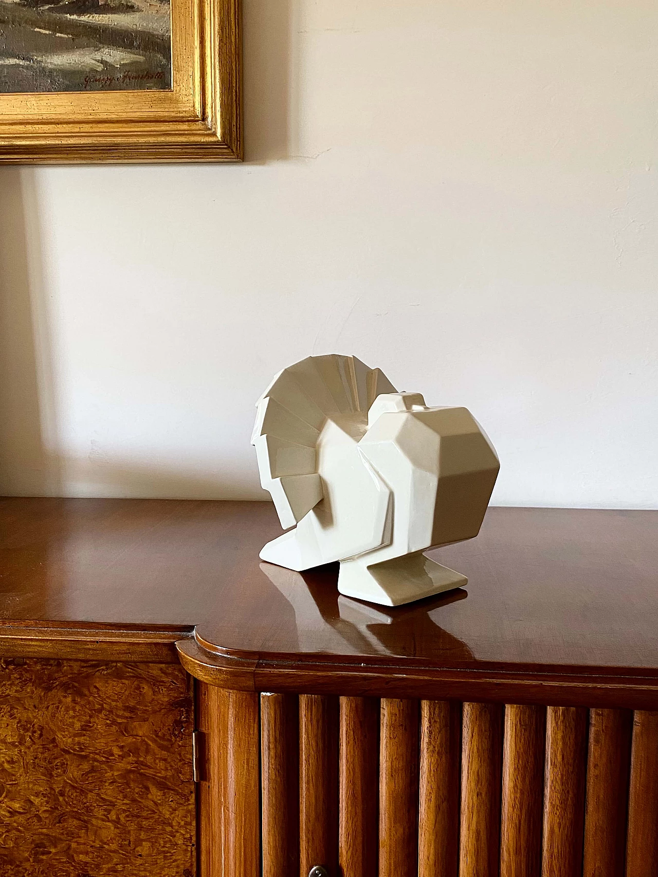 Jean Édouard Chassaing, La Maìtrise, Art Deco cubist bird sculpture, 1926 7