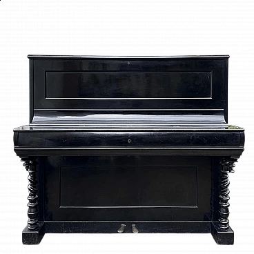 Boisselot et Fils ebonised wooden upright piano, 19th century
