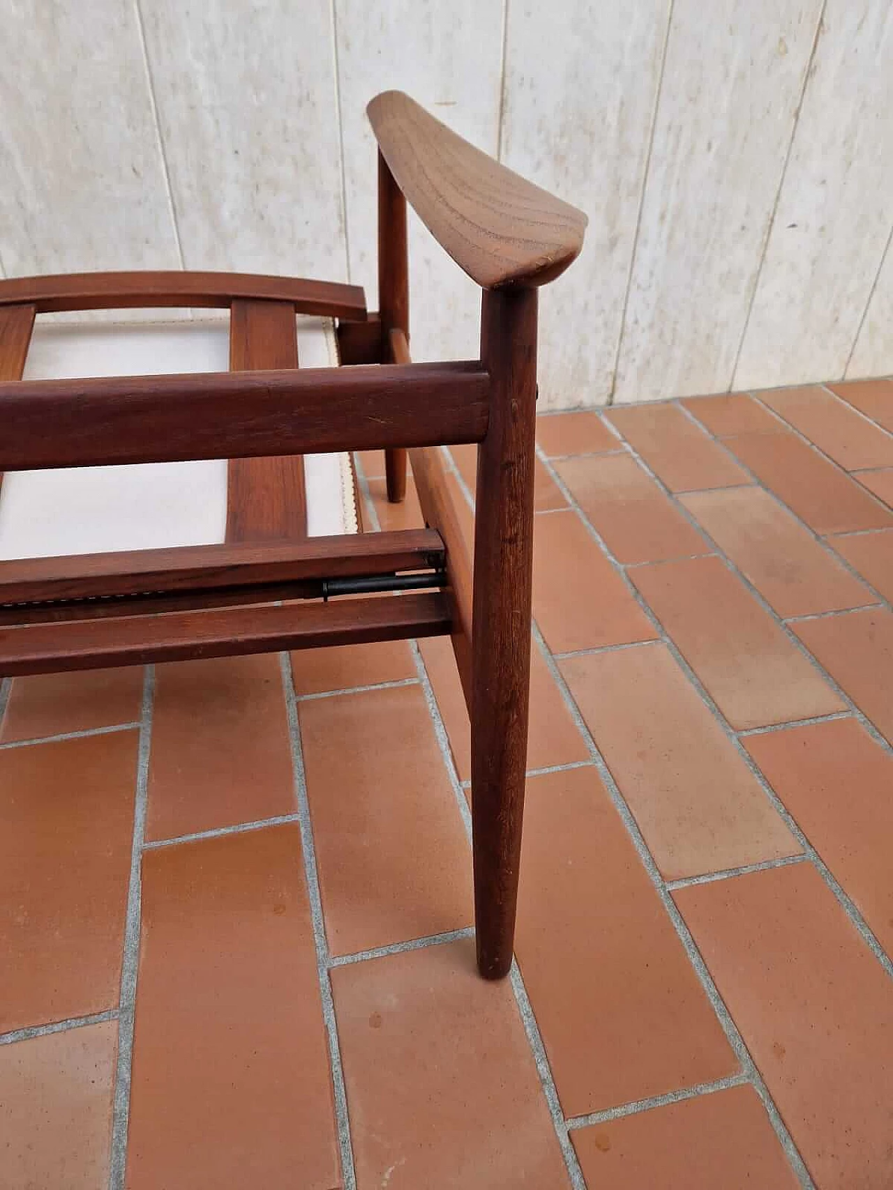 Poltrona in teak di Arne Vodder per France & Son, anni '60 1452581