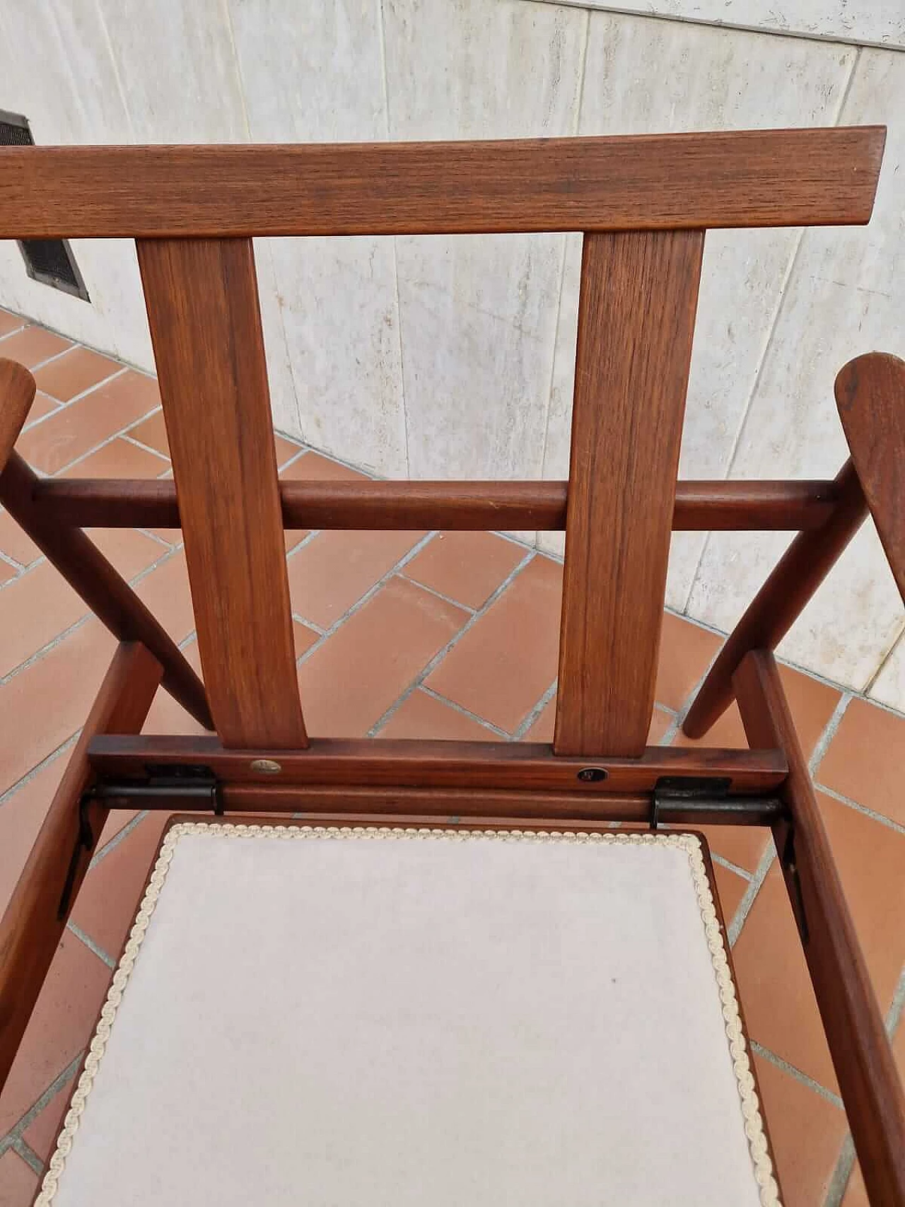 Poltrona in teak di Arne Vodder per France & Son, anni '60 1452586