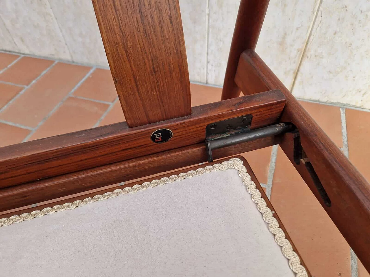 Poltrona in teak di Arne Vodder per France & Son, anni '60 1452587