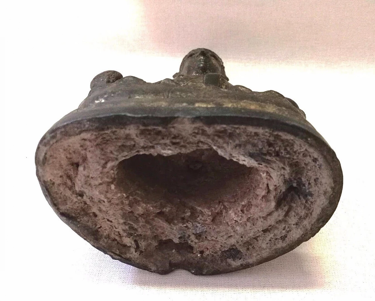 Scultura siamese di Buddha in bronzo, '700 12