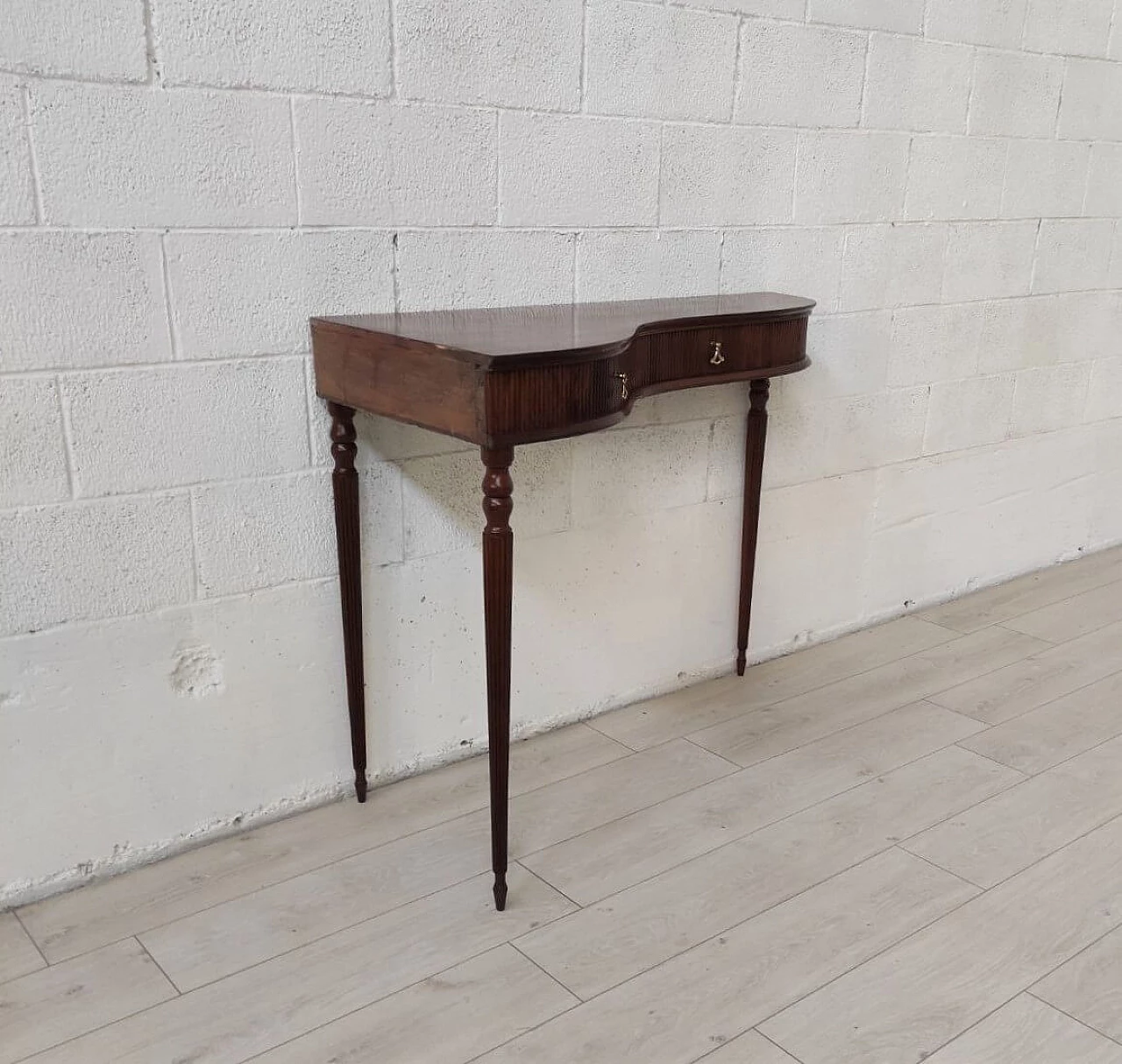 Mahogany corner console, 1950s 5