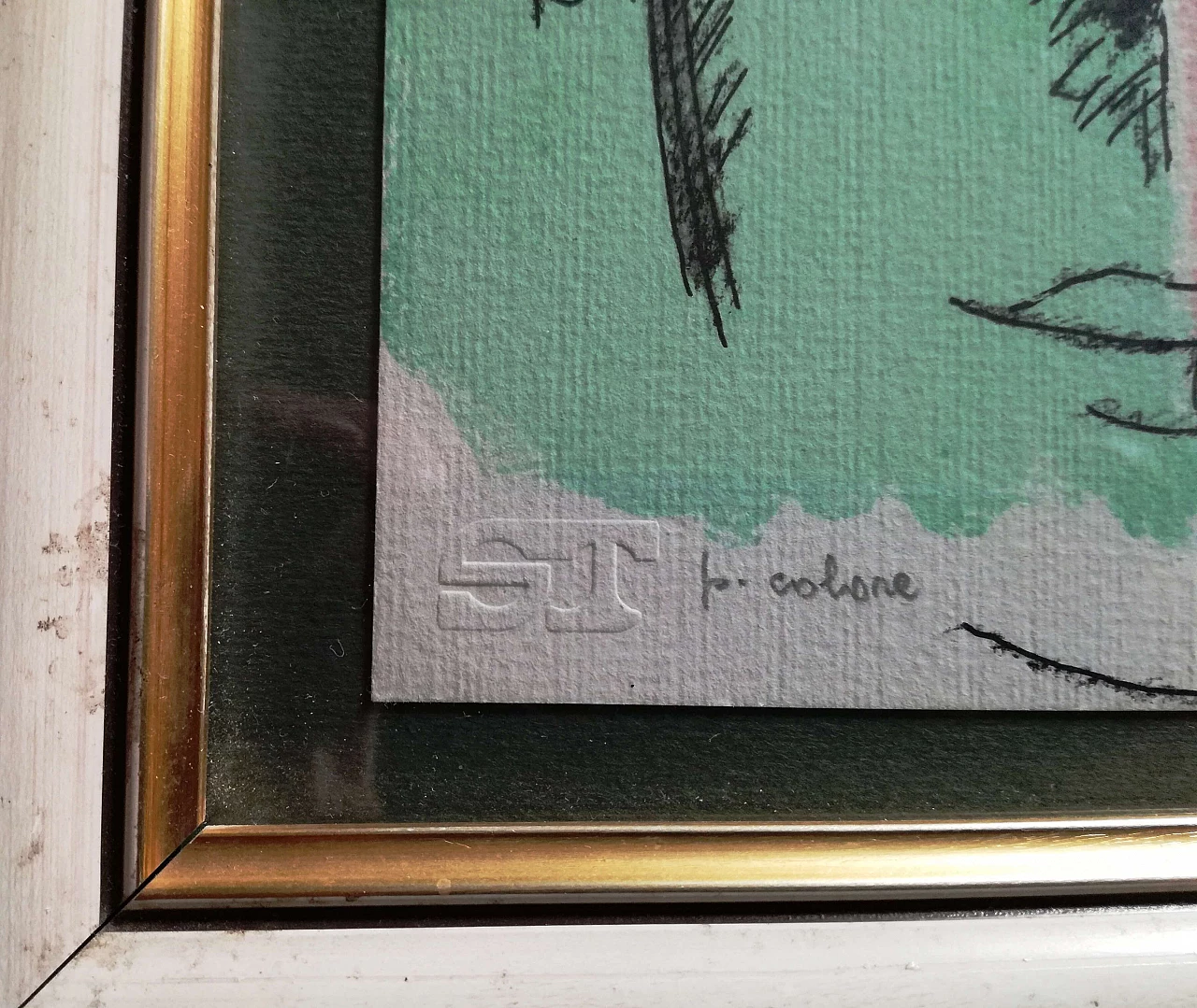 Bruno Cassinari, Modella, litografia a colori, 1969 3