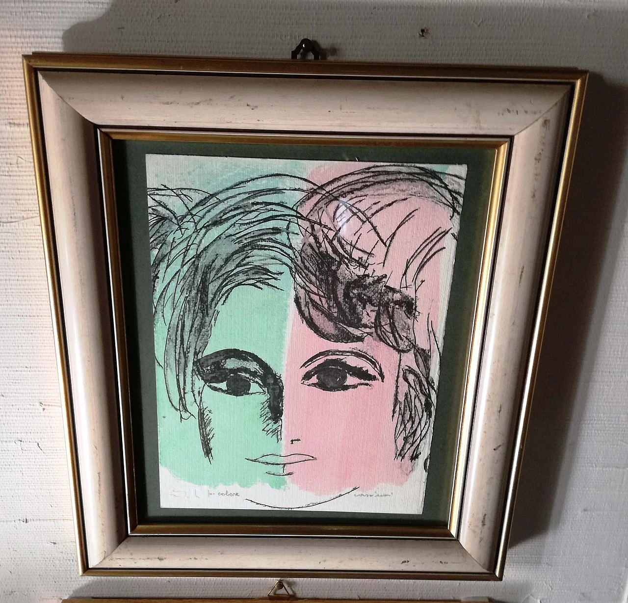 Bruno Cassinari, Modella, litografia a colori, 1969 6