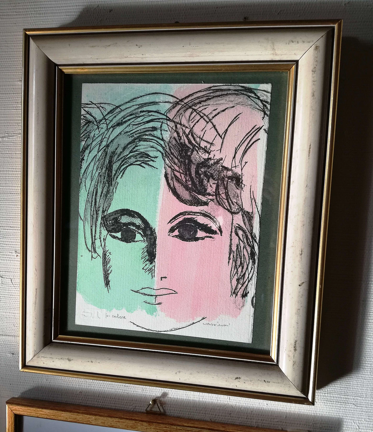 Bruno Cassinari, Modella, litografia a colori, 1969 7
