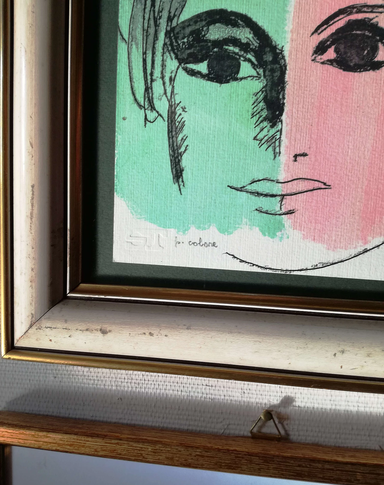 Bruno Cassinari, Modella, litografia a colori, 1969 8