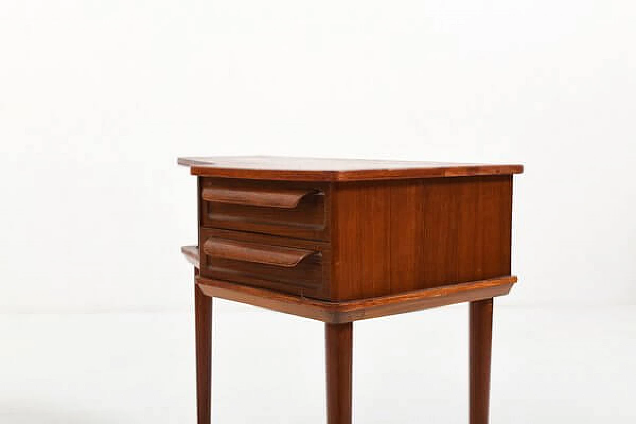 Tavolino in teak di Johannes Andersen per CFC Silkeborg, anni '50 2