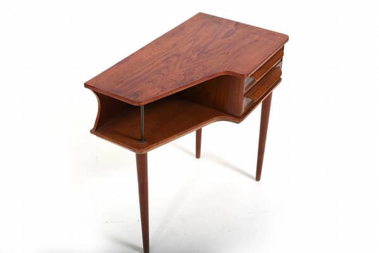 Tavolino in teak di Johannes Andersen per CFC Silkeborg, anni '50 4