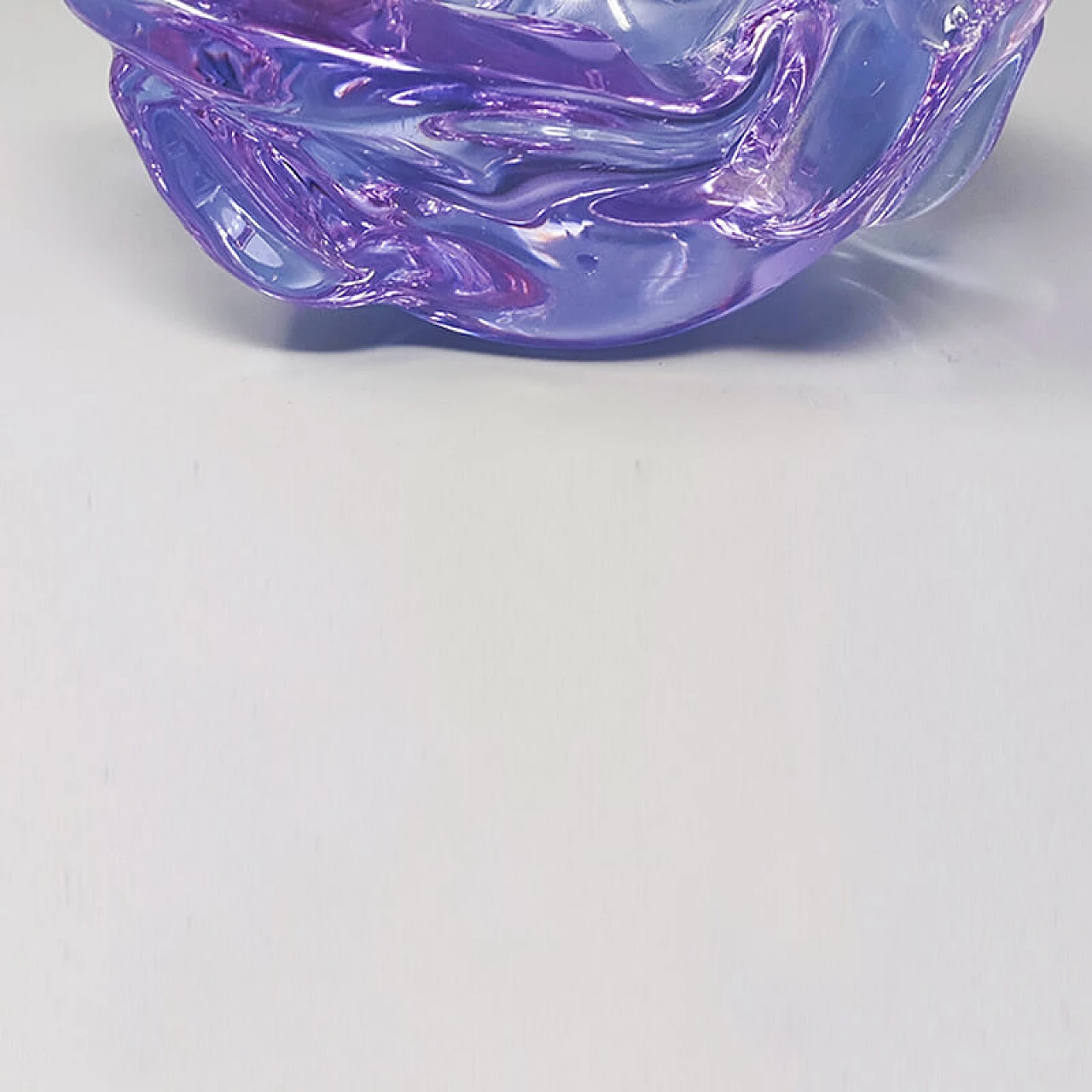 Purple Murano glass ashtray by Ca dei Vetrai, 1960s 5