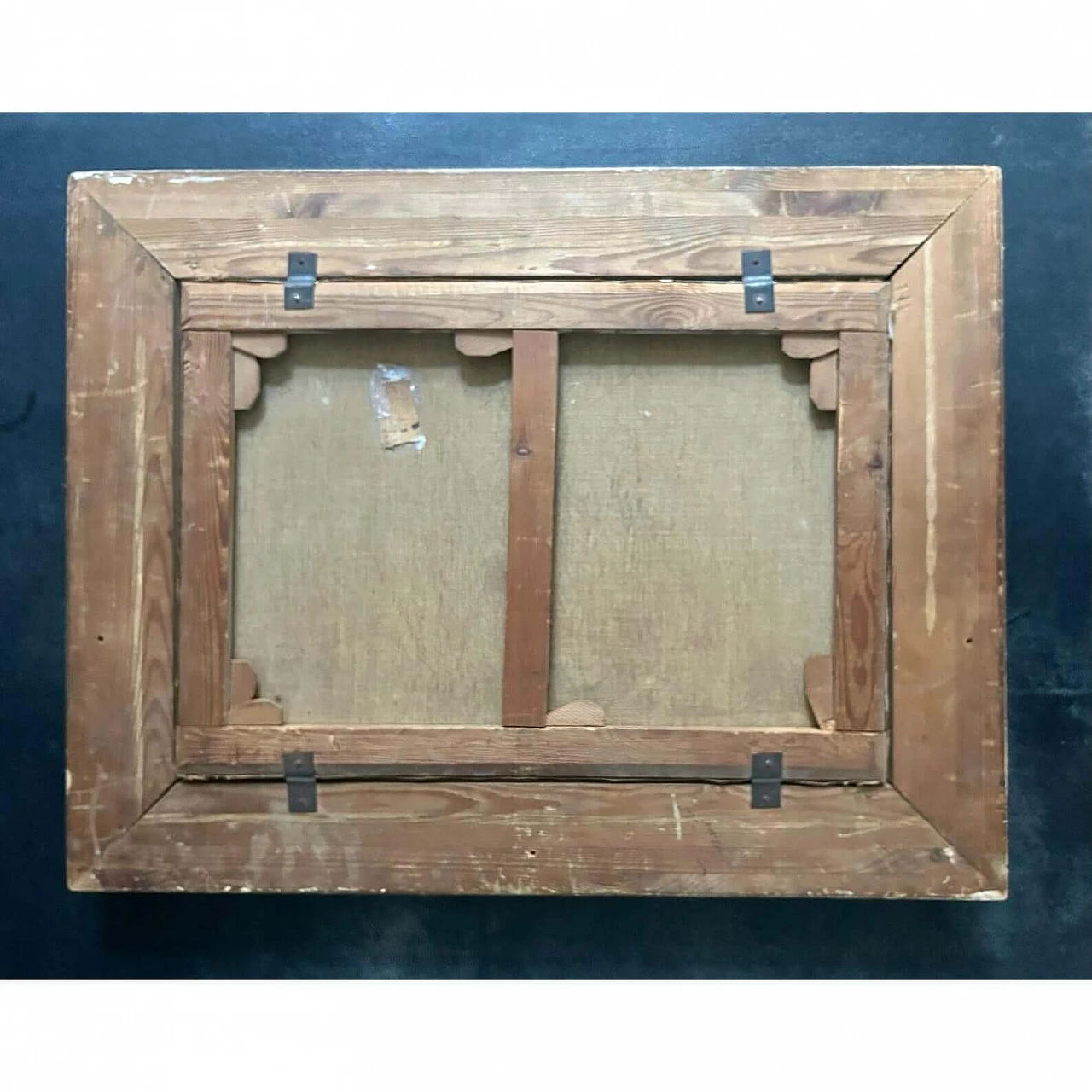 Paesaggio marino con navi, olio su tela, 1910 12