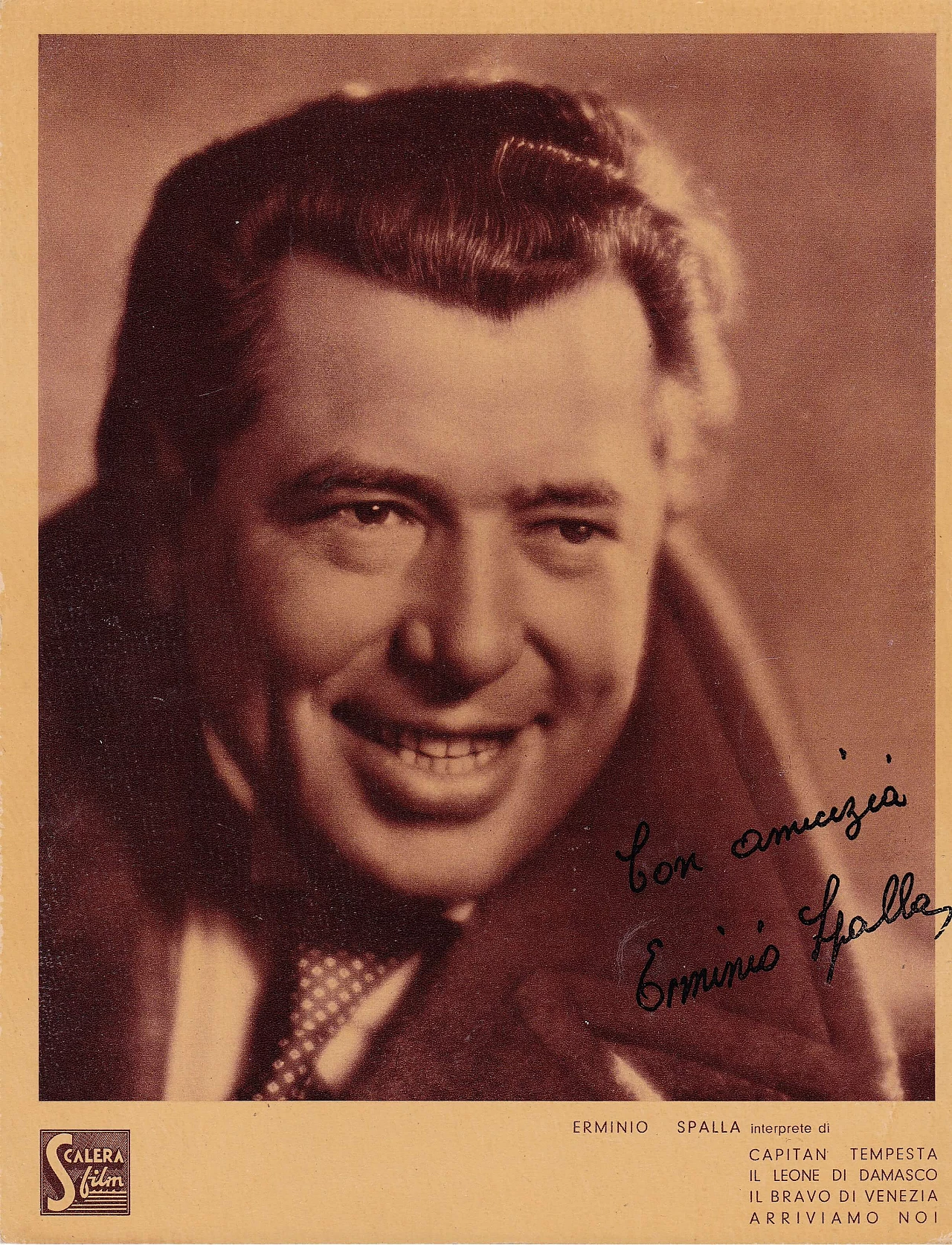 12 Photos of film actors with autograph, 1940s 7