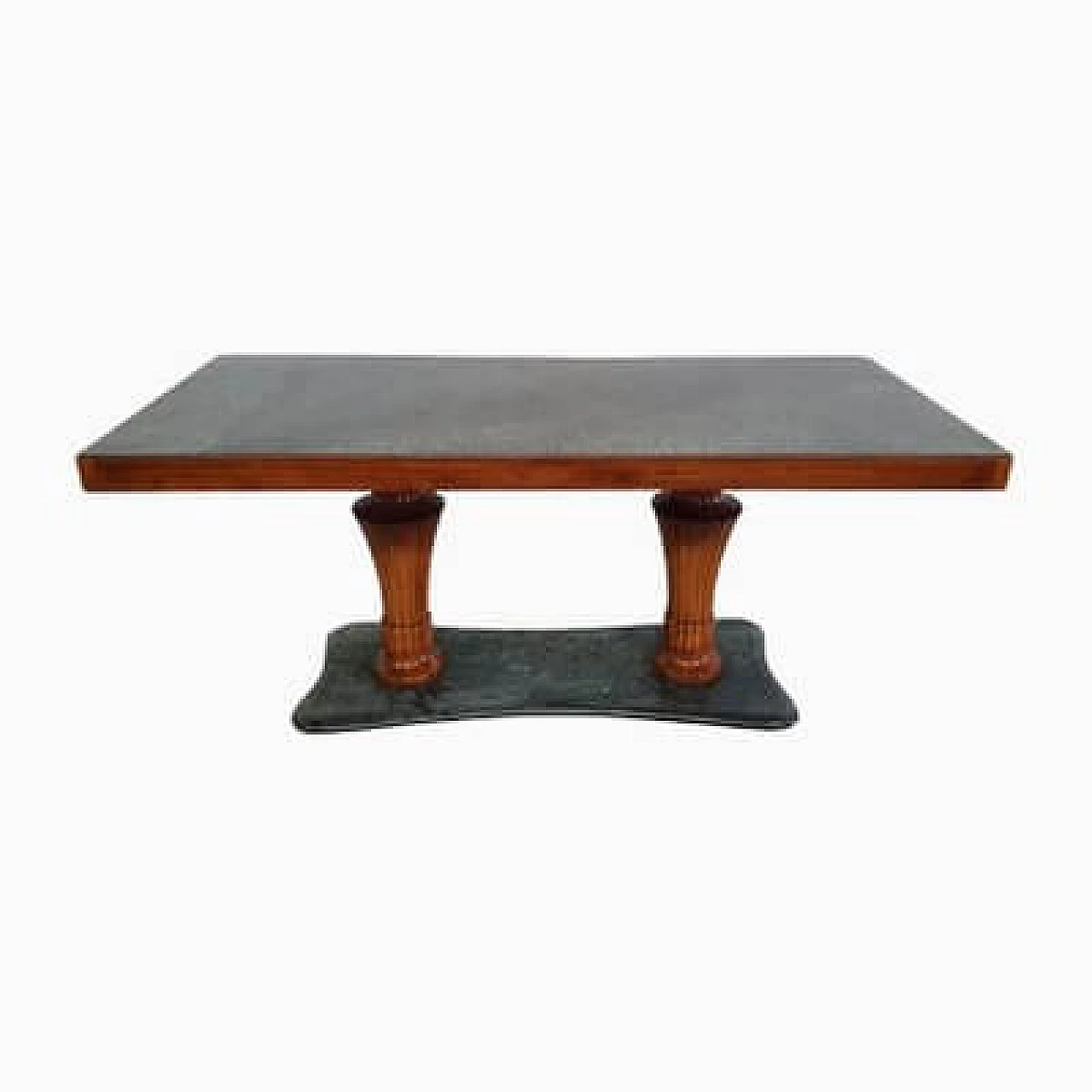 Dining Table in green alps marble by Vittorio Dassi, '50 1