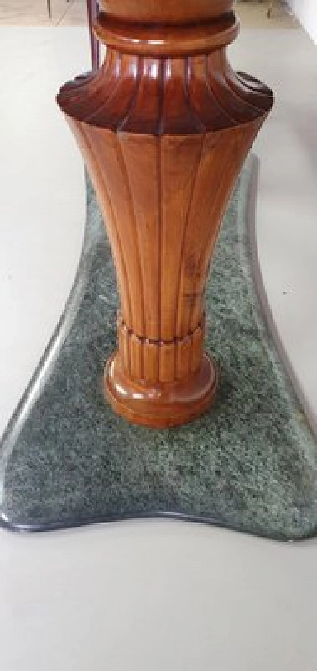 Dining Table in green alps marble by Vittorio Dassi, '50 7