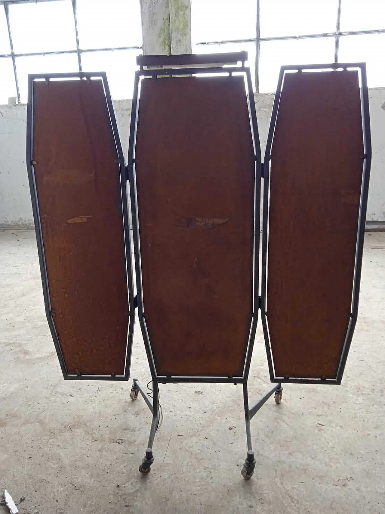 Specchio da sartoria a tre pannelli, anni '60 5