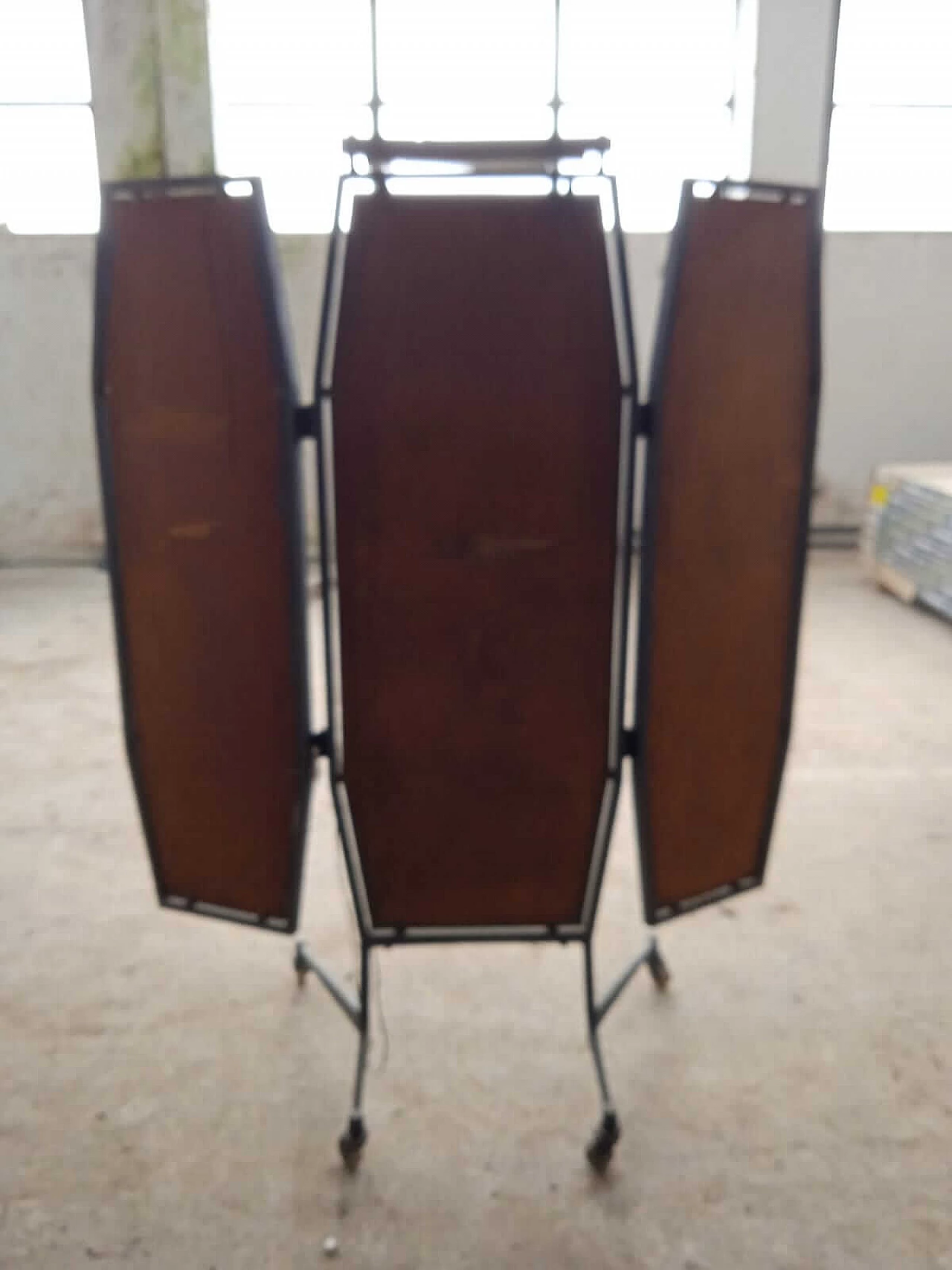 Specchio da sartoria a tre pannelli, anni '60 6