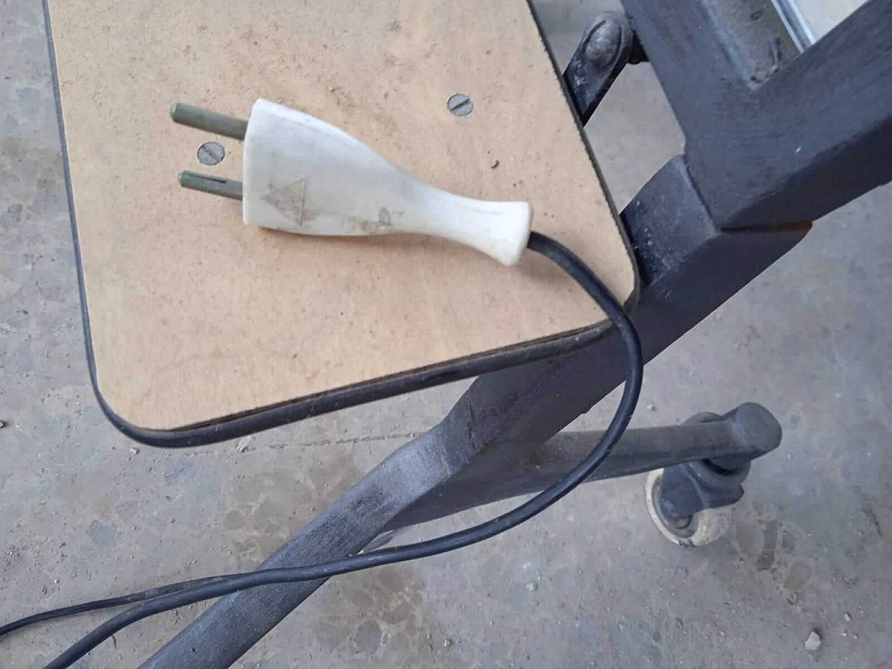 Specchio da sartoria a tre pannelli, anni '60 7