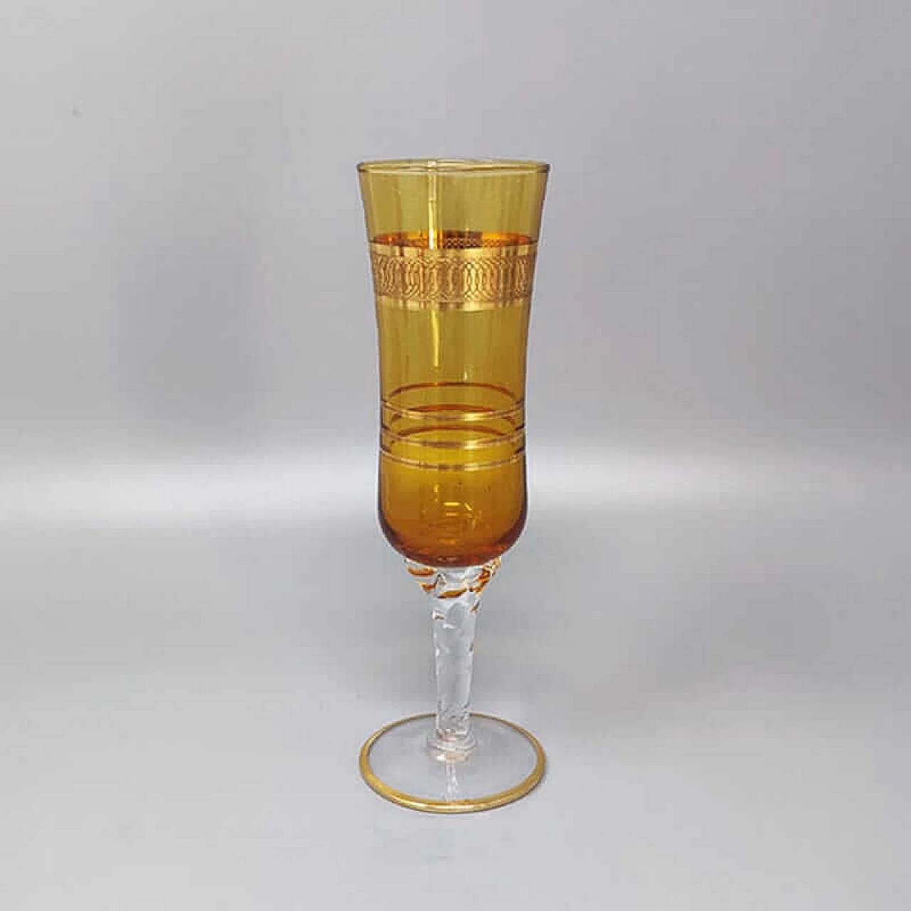 6 Bicchieri in vetro di Murano, anni '60 6