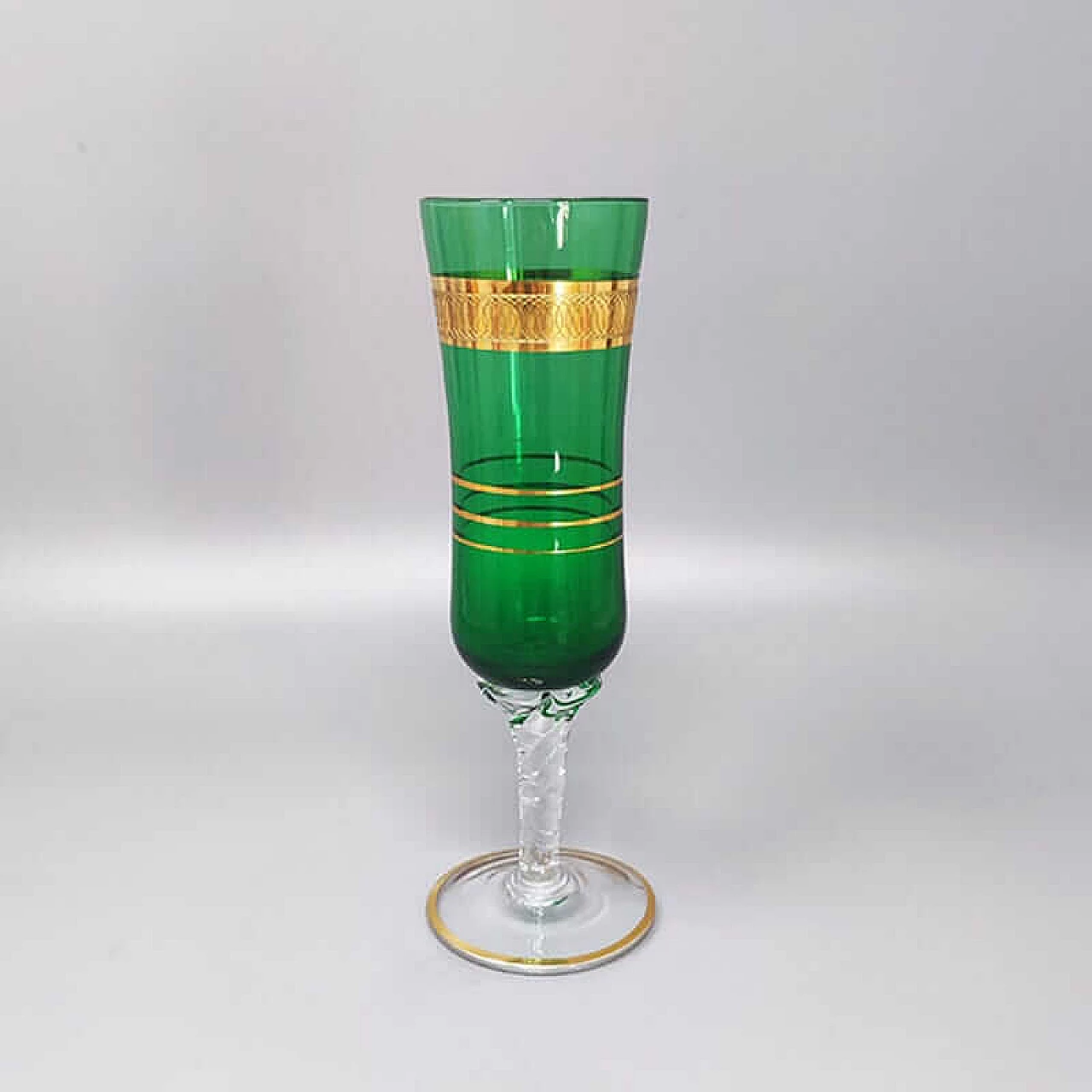 6 Murano glass beakers, 1960s 8