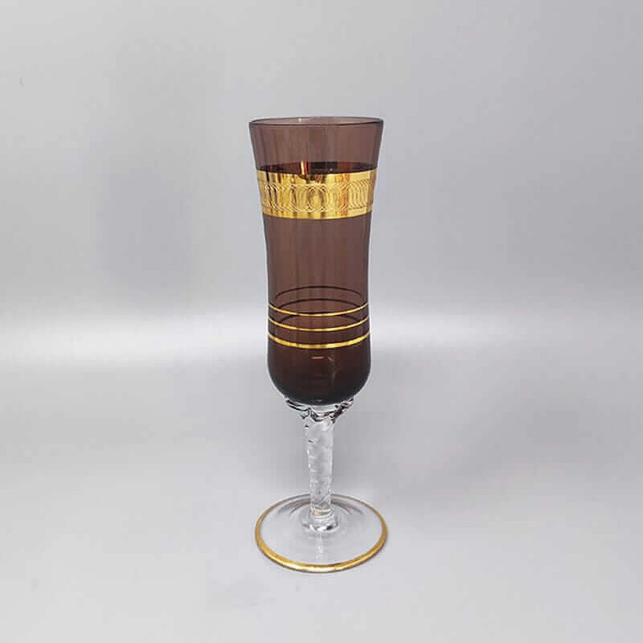 6 Bicchieri in vetro di Murano, anni '60 9