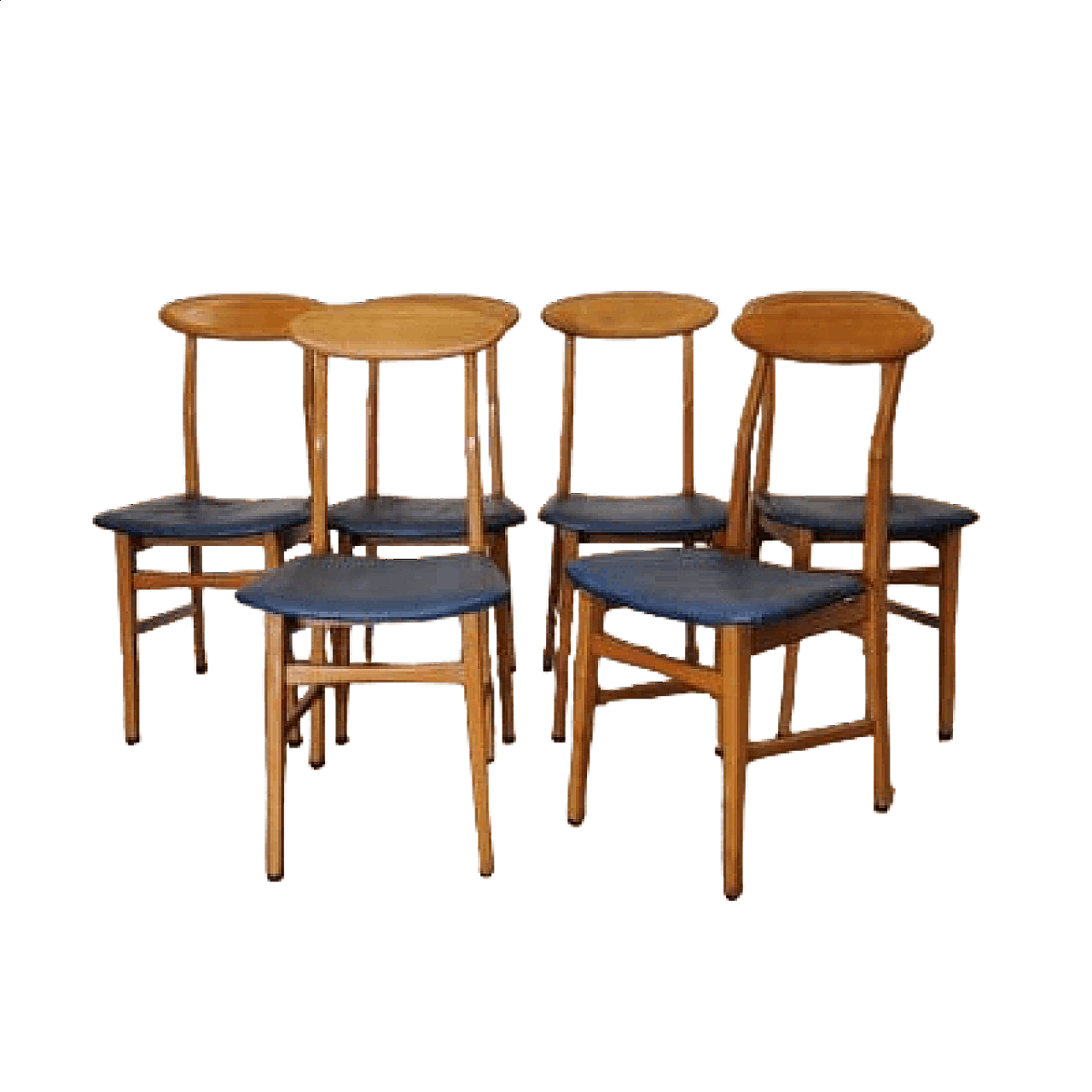 6 Chairs by Sorgente del Mobile, 1970s 10