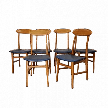 6 Chairs by Sorgente del Mobile, 1970s