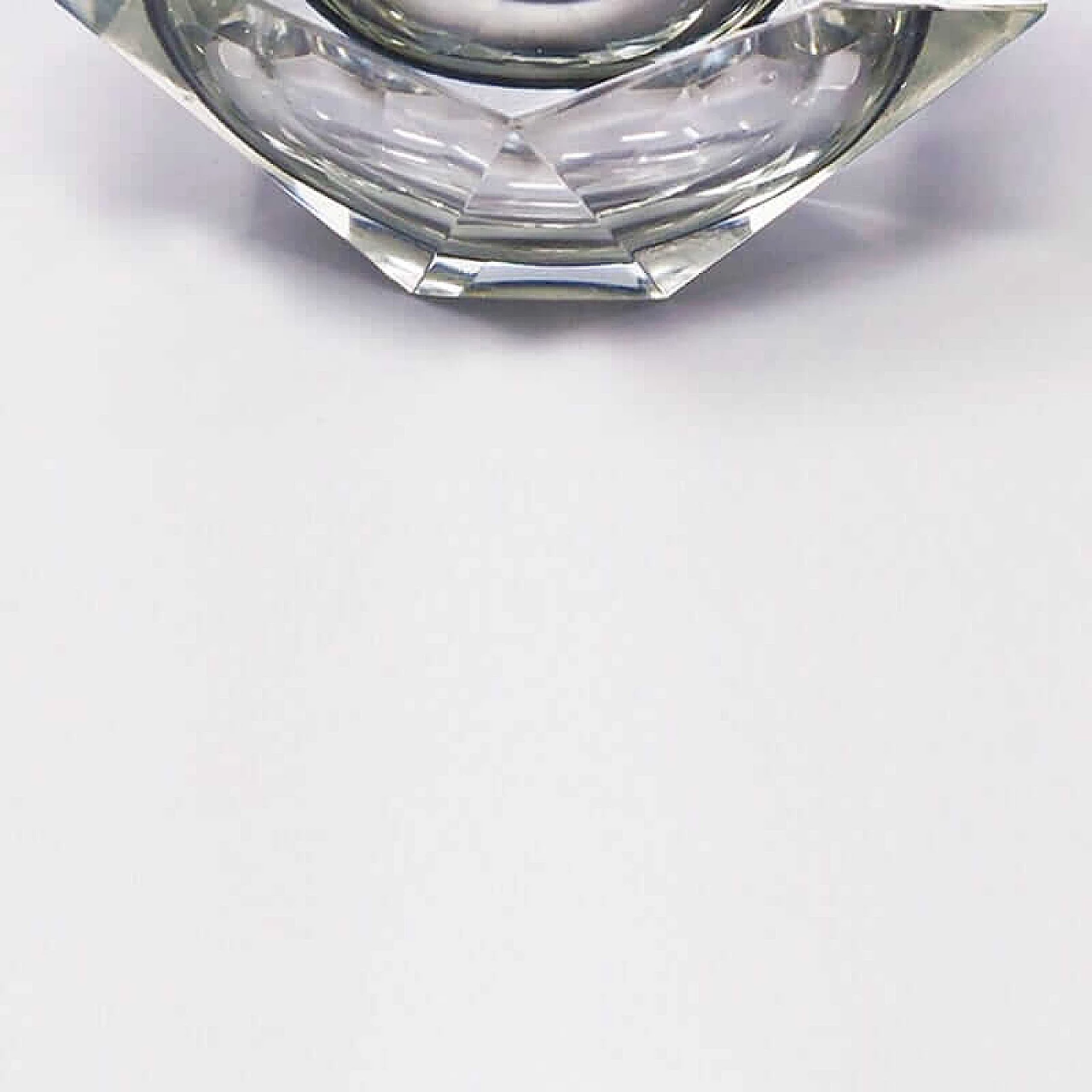 Sommerso Murano glass ashtray by Flavio Poli for Seguso, 1960s 6