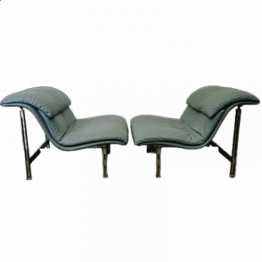 Pair of armchairs by Giovanni Offredi for Saporiti, 1970s