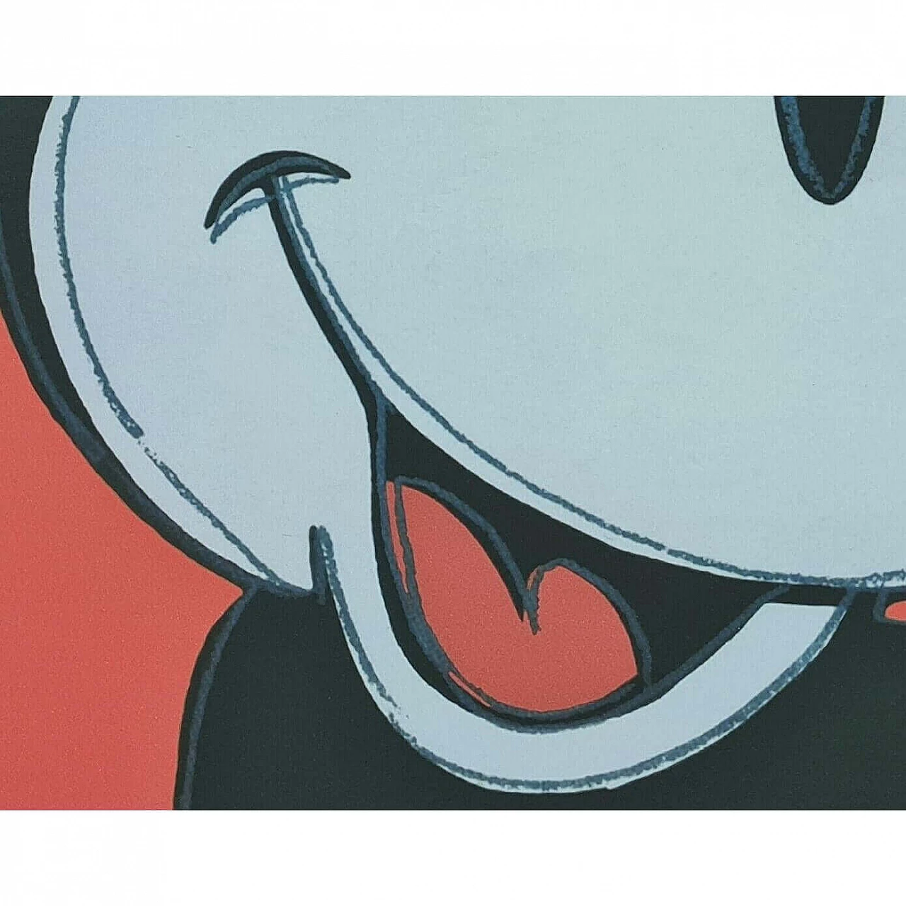 Mickey Mouse, lithograph signed by Andy Warhol, 1980s 1