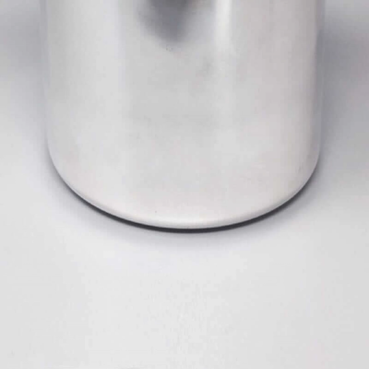 Stainless steel ice bucket by Aldo Tura for Macabo, 1960s 5