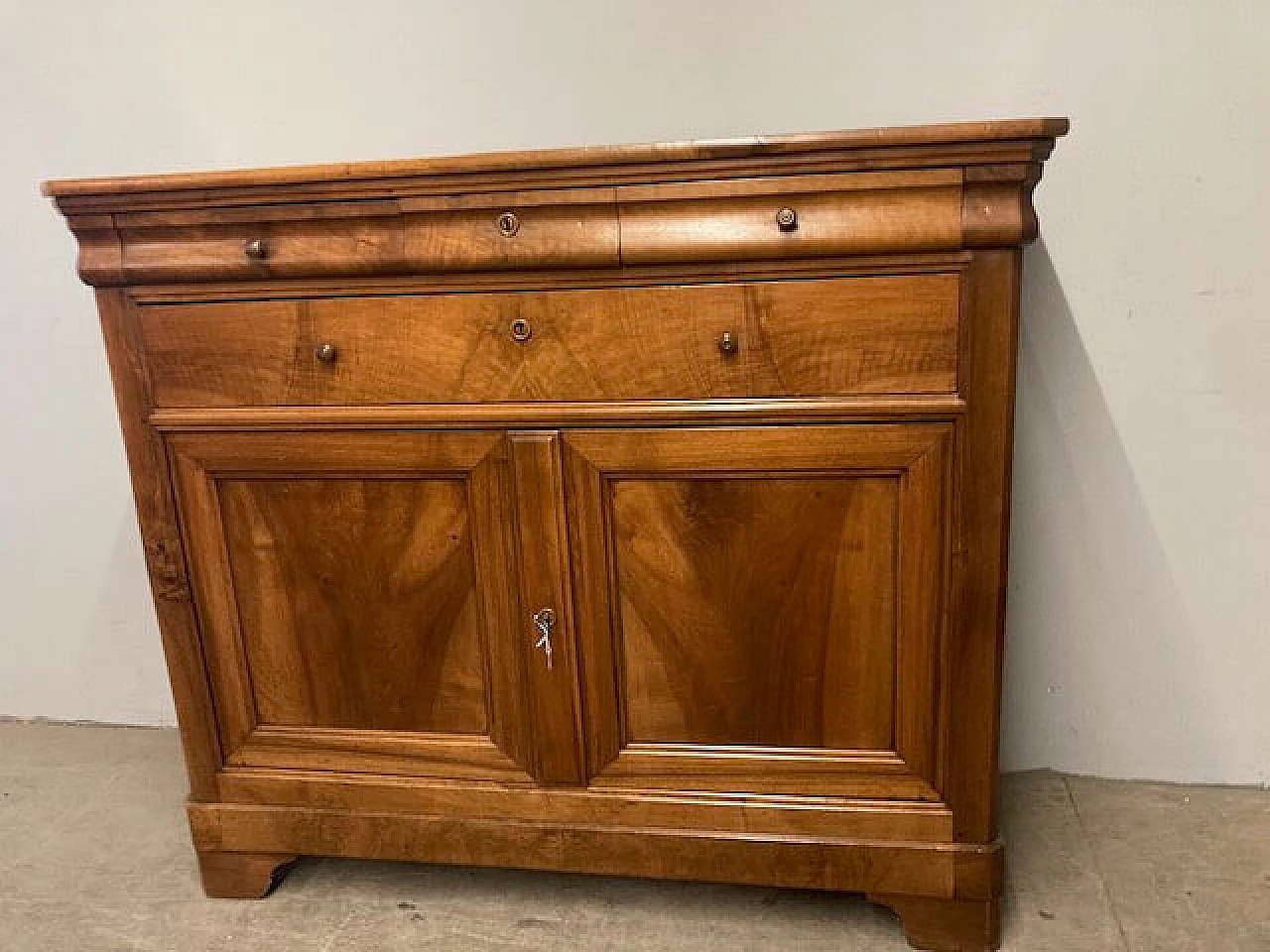 Credenza cappuccina in noce massello, '800 2