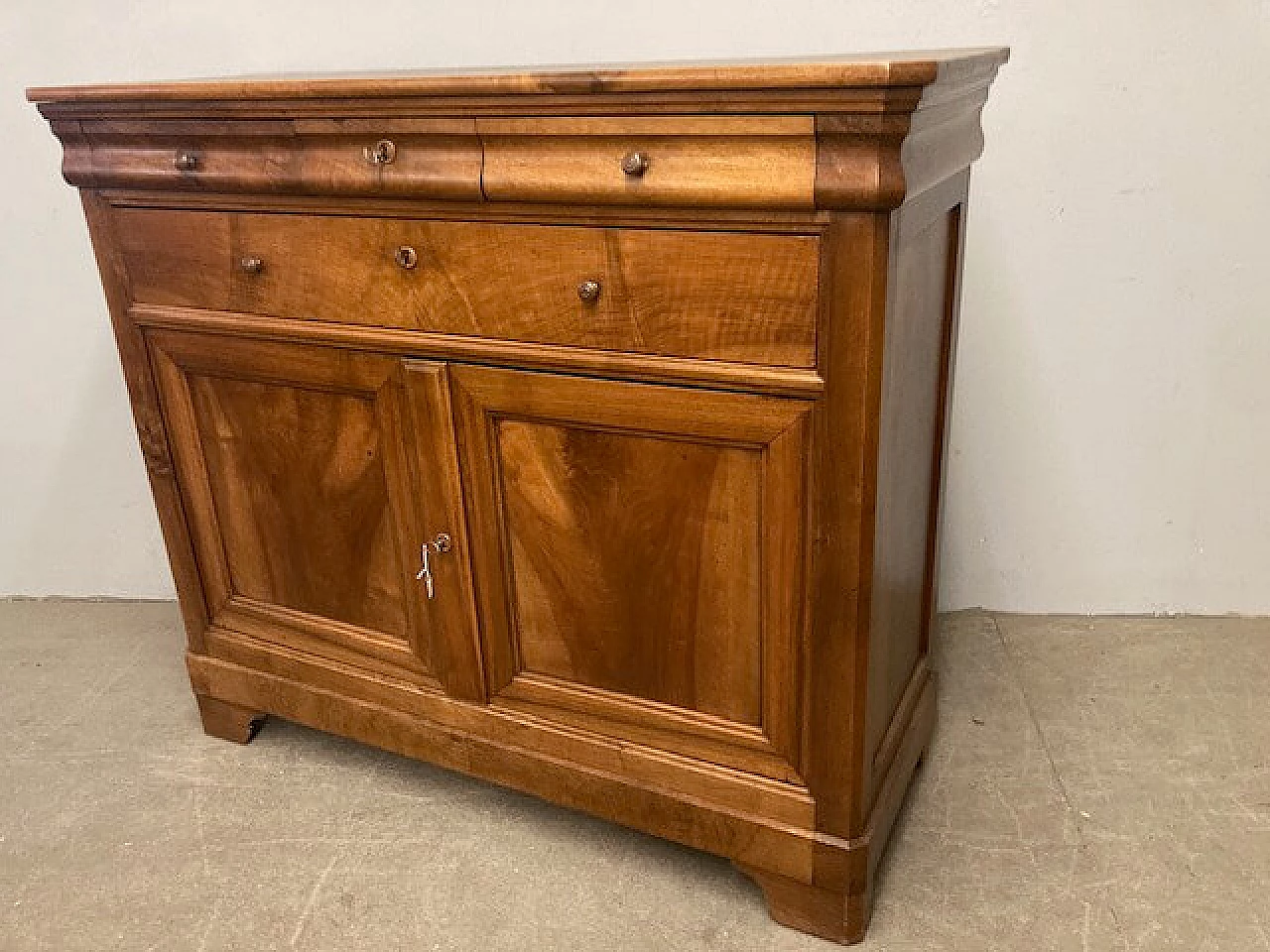 Credenza cappuccina in noce massello, '800 7