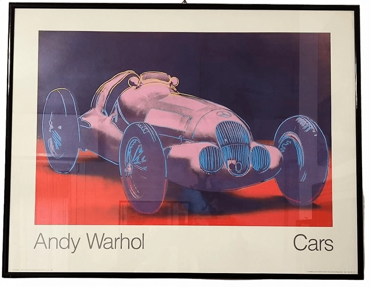 Poster by Andy Warhol for Mercedes Benz Exhibition, 1980s 5