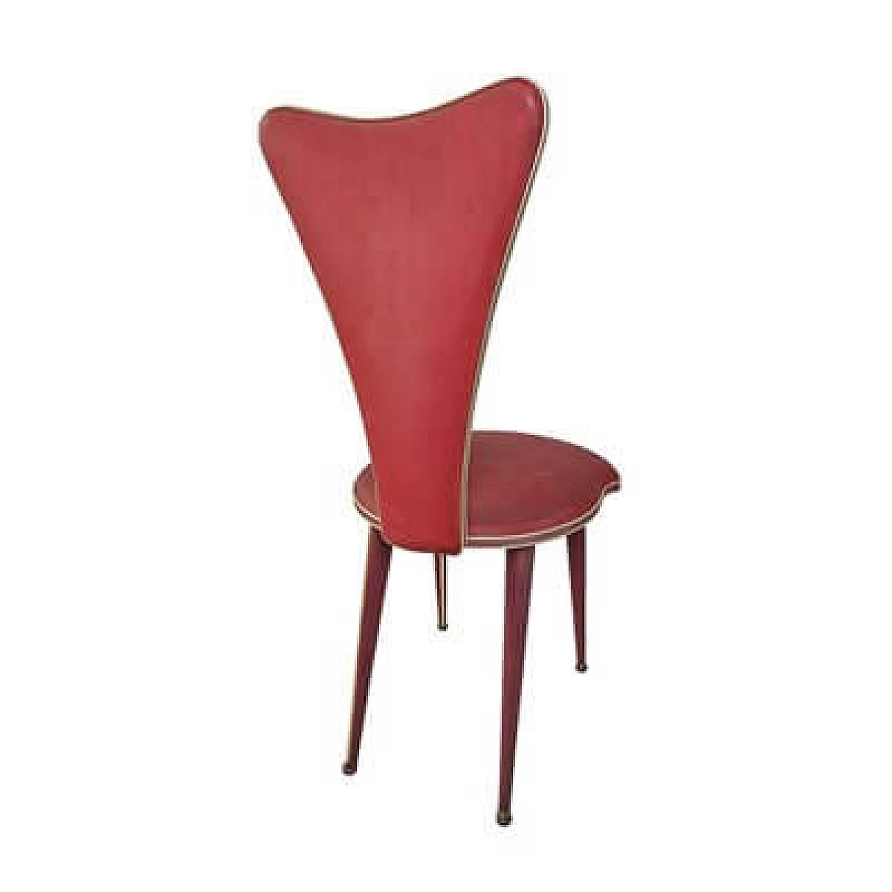 4 Chairs attributed to Umberto Mascagni for Harrods, 1950s 6