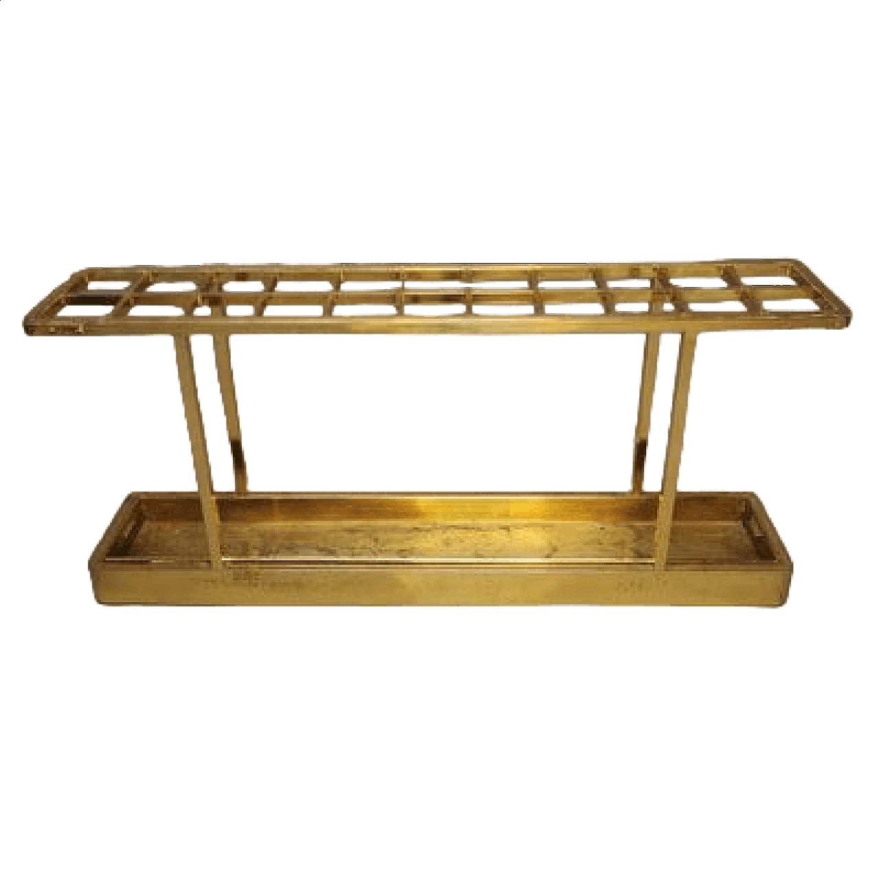 Brass umbrella stand, 1950s 8