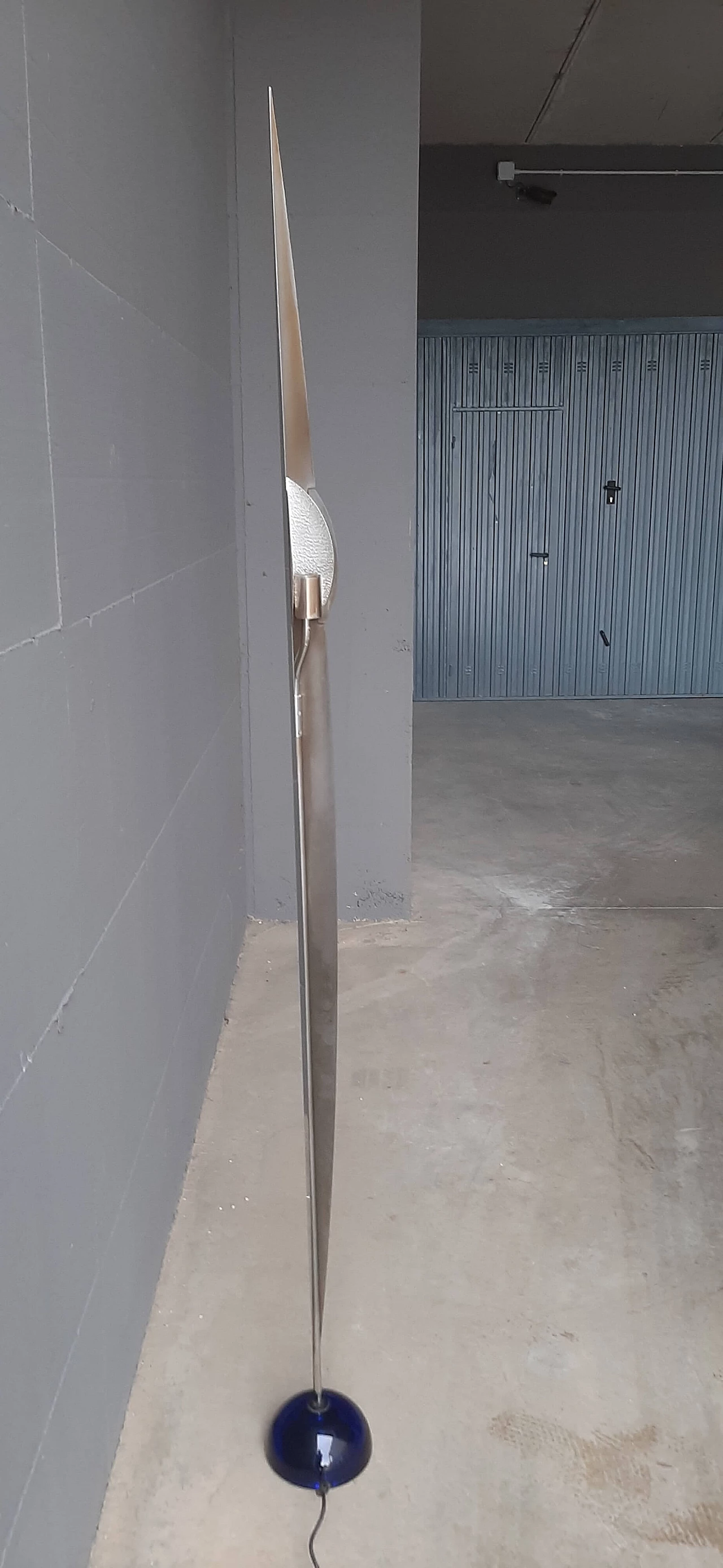 Flamme halogen floor lamp by Gilles Derain for Lumen Center, 1986 5