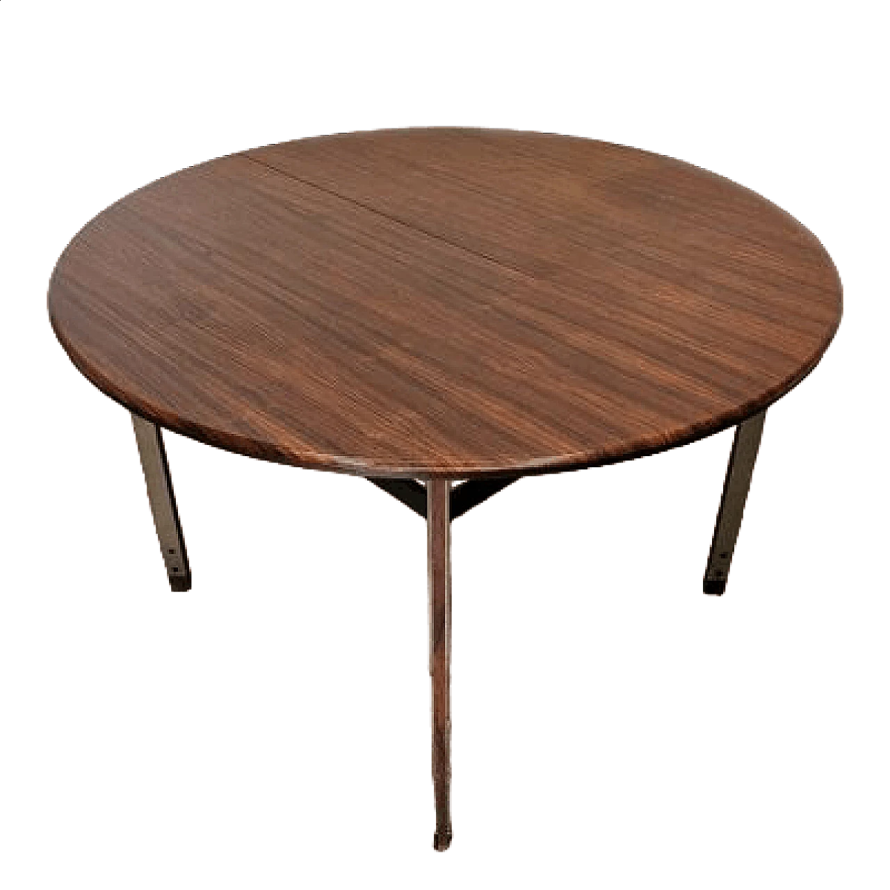 Rosewood extendable table, 1950s 5
