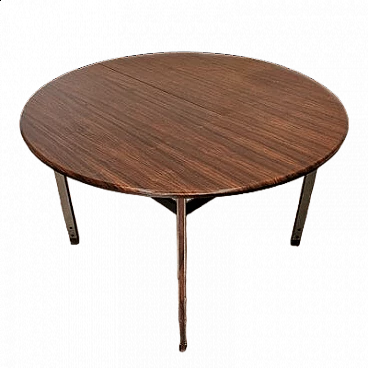 Rosewood extendable table, 1950s